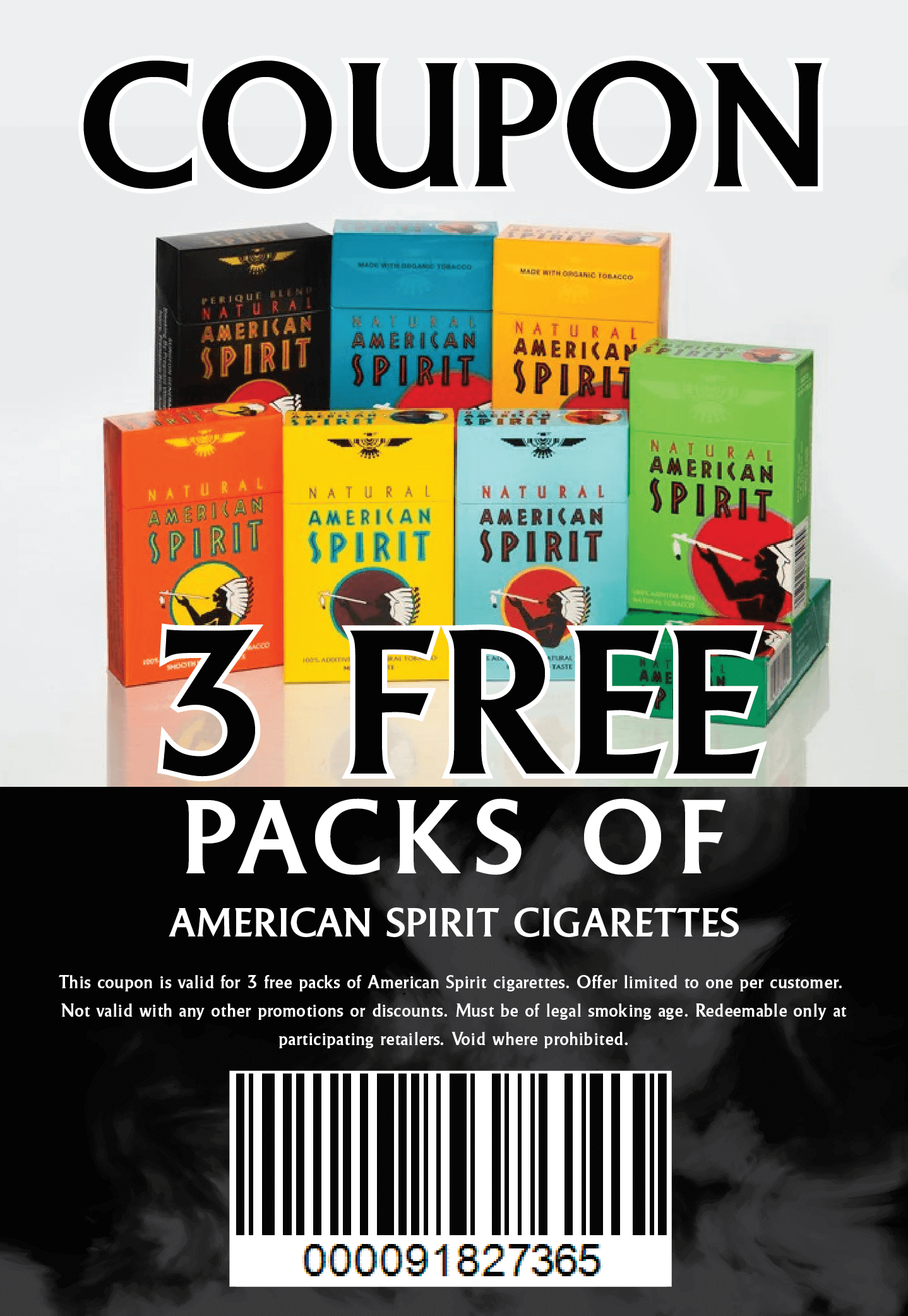 3 Free Packs Coupon